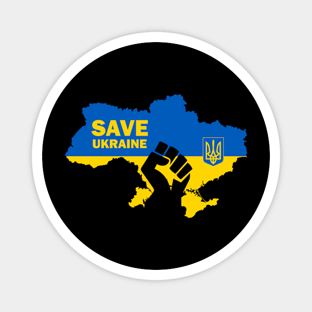 Save Ukraine Magnet by BK55